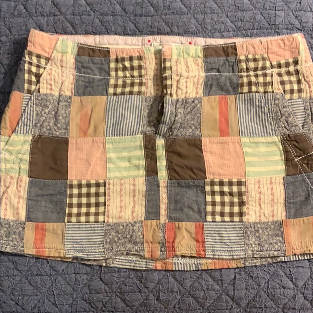 Plaid American eagle skirt, size 6